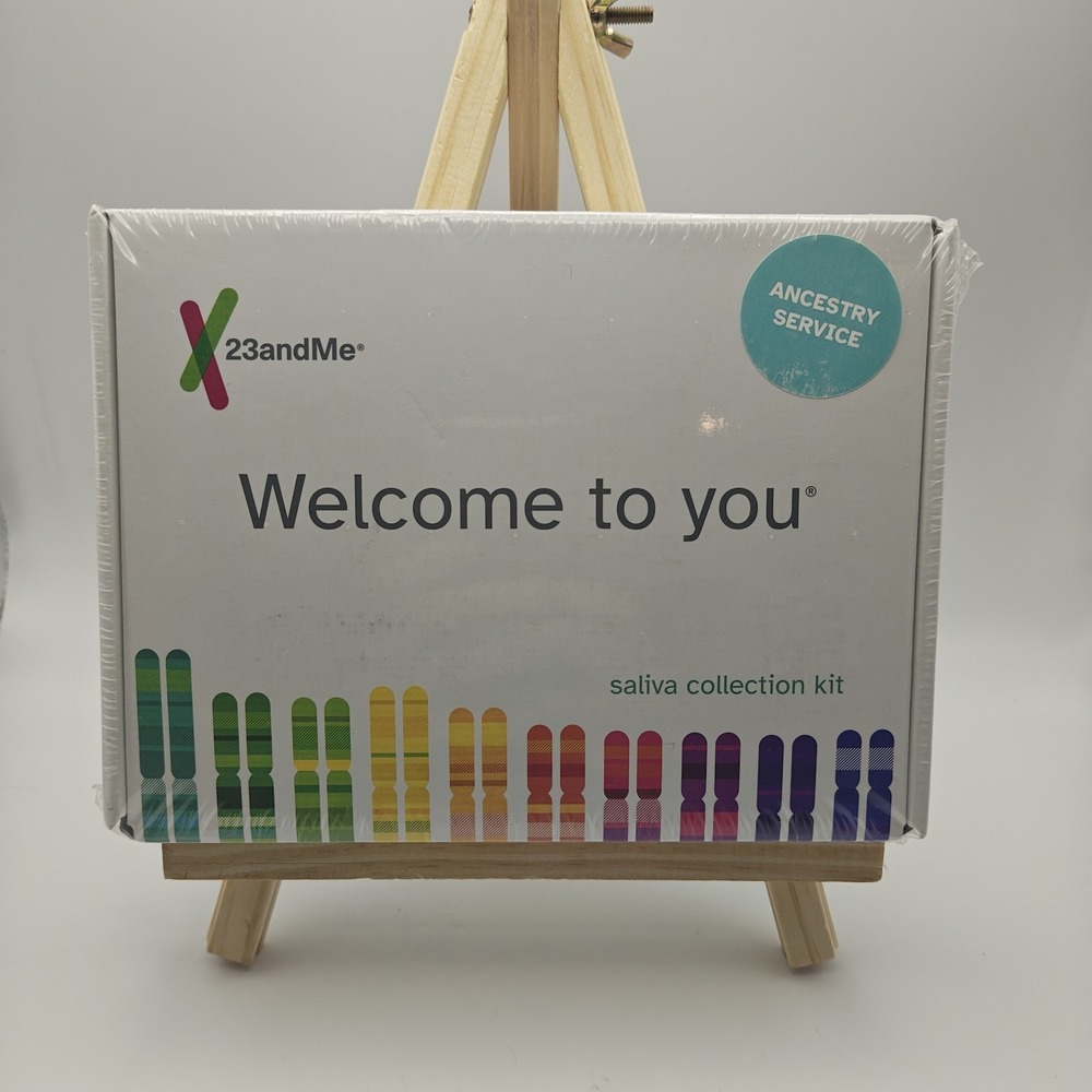 23AndMe Personal Genetic DNA Service Saliva Collection Kit Exp 01/2027 Sealed